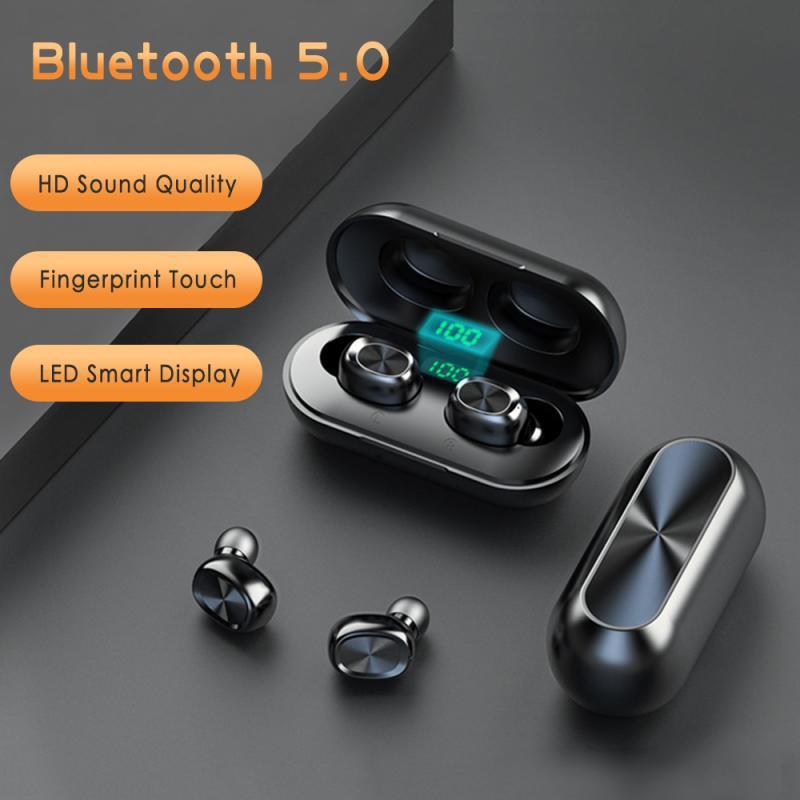 B5 Bluetooth Headset Binaural Digital Display Stereo Bluetooth Headset TWS5.0 Bluetooth Headset 239 Bluetooth Headset