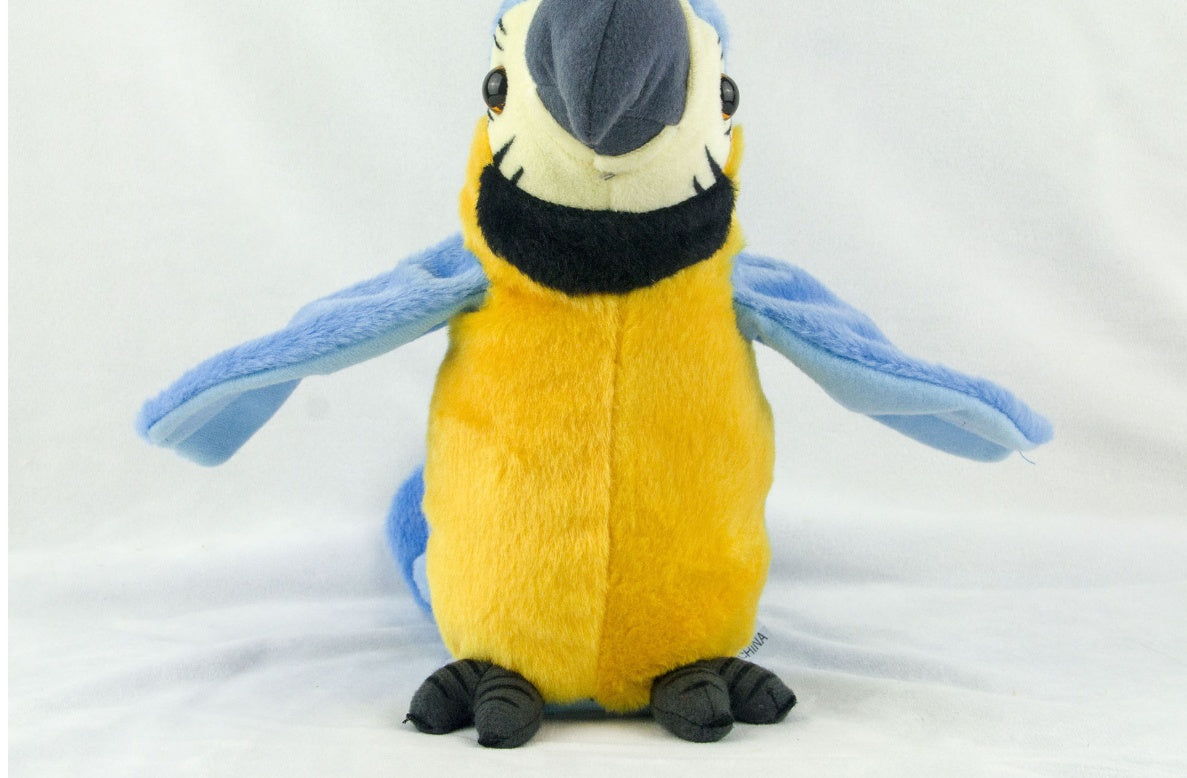 Electric Talking Parrot Plush Toy Cute Speaking Record Repeats