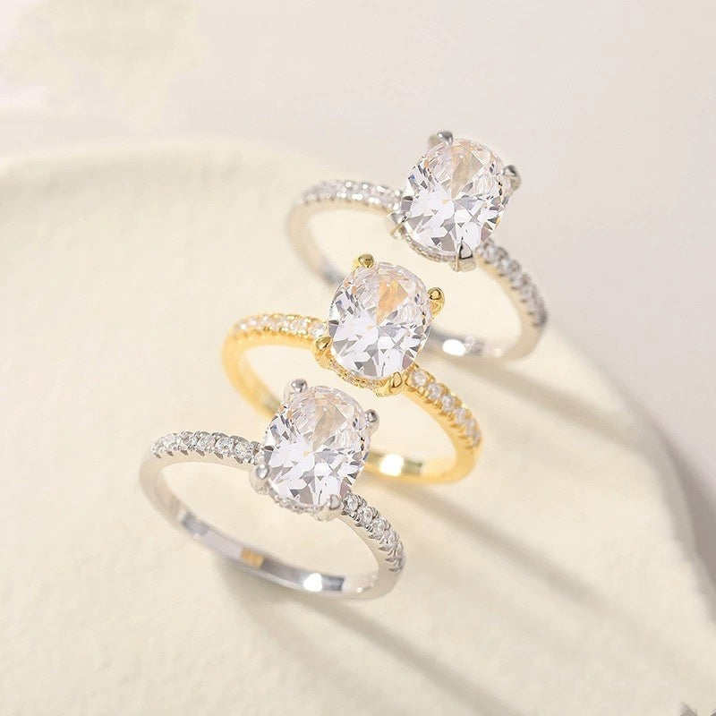 Women's Casual And Fashionable Versatile Zircon Ring